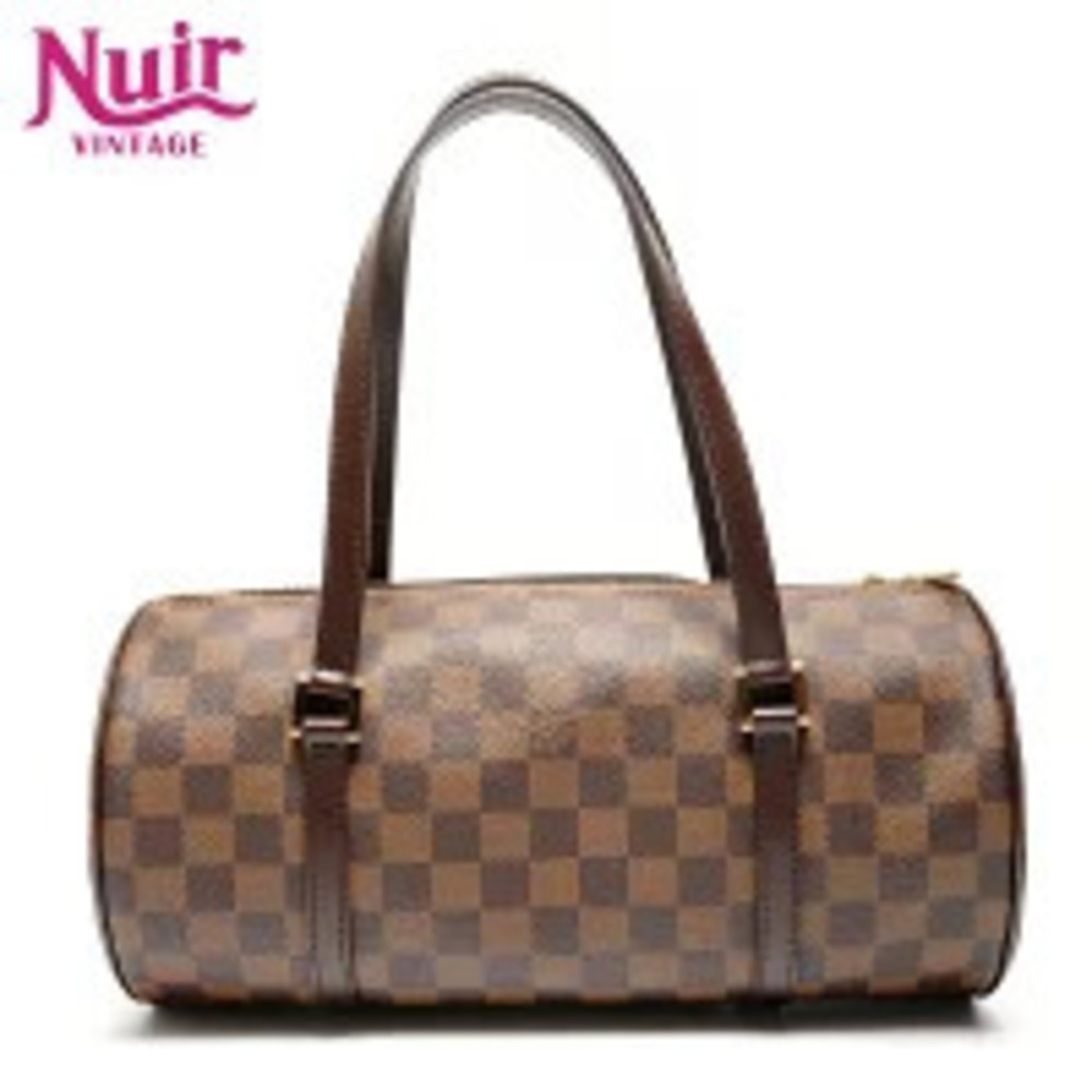 Louis Vuitton Damier Papillon Shoulder Bag Brown